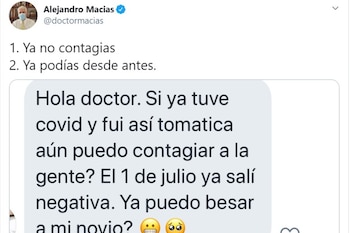 En su cuenta de Twitter,