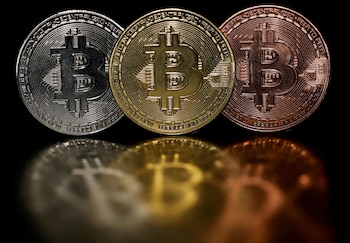 A exibição de bitcoins (REUTERS/Edgar Su)