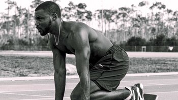 El atleta llegó al hospital
