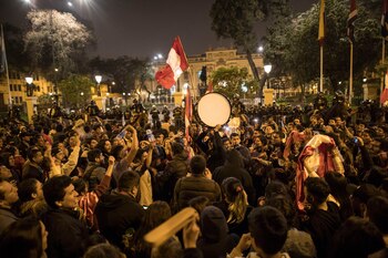 Aunque la policía intentó cercar