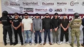 Marina, SSP y FGE capturan a seis presuntos integrantes de “Los Millonarios” en Puebla