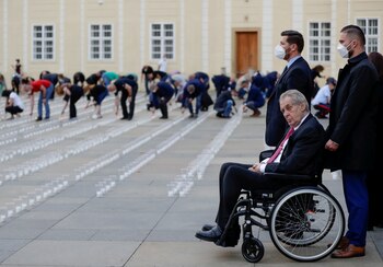 Milos Zeman arrastra una salud frágil (Reuters)