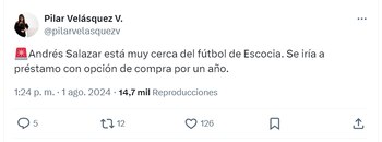 El jugador de Atlético Nacional