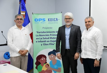 El Ministerio de Salud integró el piloto de VPH al fortalecimiento de la atención primaria en salud materna e infantil en dos provincias fronterizas. (Cortesía: Ministerio de Salud de República Dominicana)