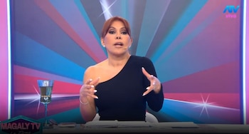 Magaly Medina reacciona al regreso de Sheyla Rojas y sorprende con comentario sobre sus canjes. Captura: Magaly TV La Firme.