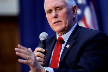 El ex vice presidente, Mike