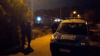 La policía trabajó en la