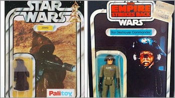 Una pareja de ancianos por poco bota a la basura una herencia de juguetes de Star Wars avalada en medio millón de dólares