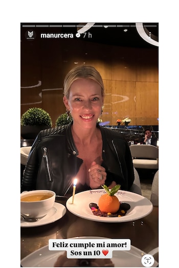 Manu Urcera le dedicó un posteo a su mujer en el día de su cumpleaños