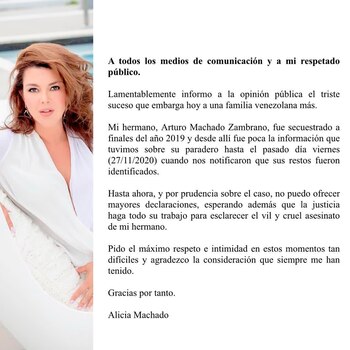 Alicia Machado (Foto: Instagram@machadooficial)