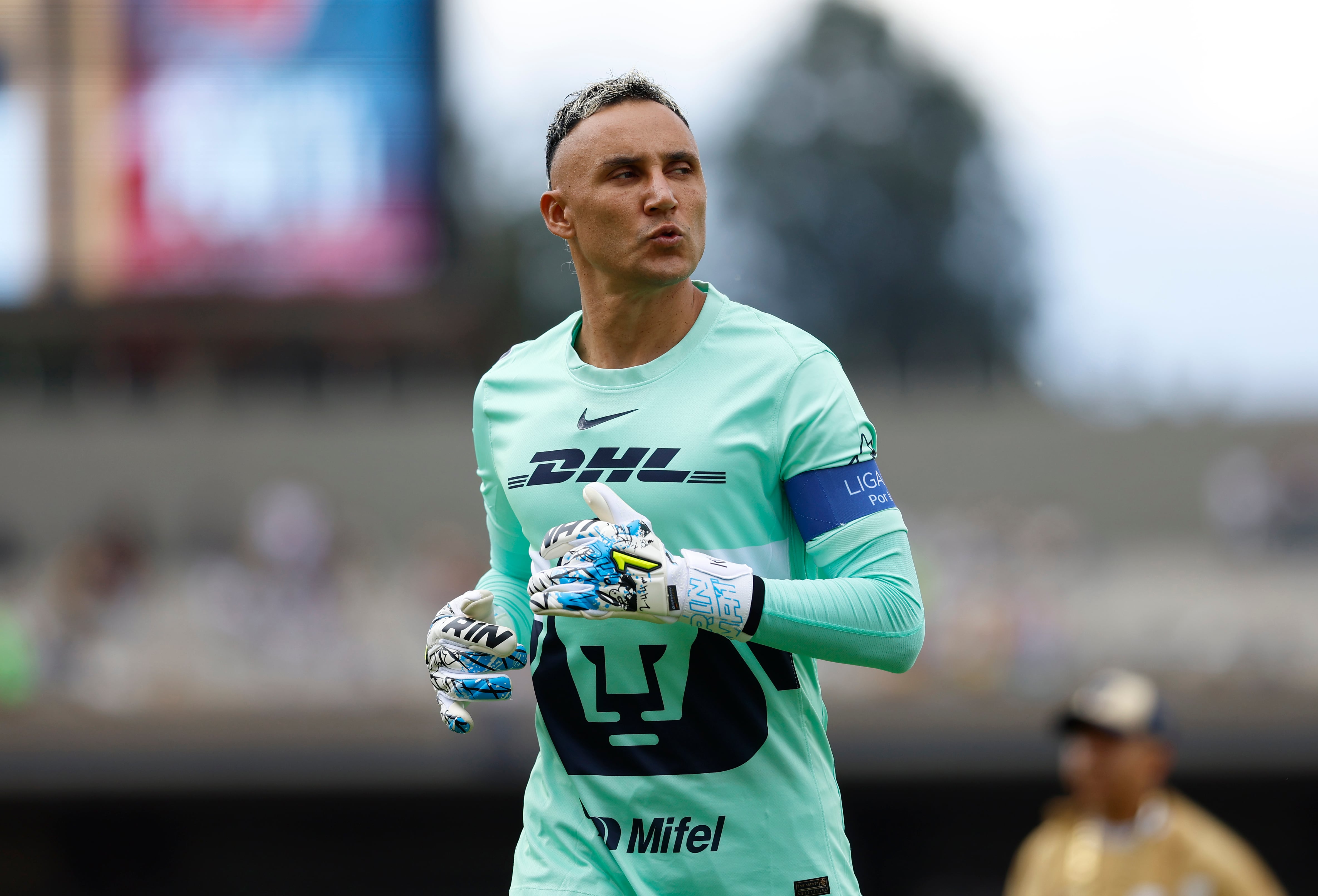 Keylor Navas en el estadio Olímpico Universitario en Ciudad de México (México). Fotografía de archivo. EFE/Sáshenka Gutiérrez