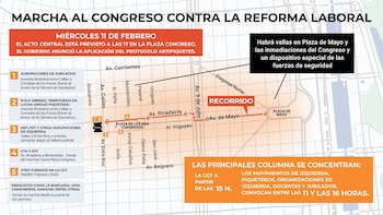 Las zonas que estarán ocupadas