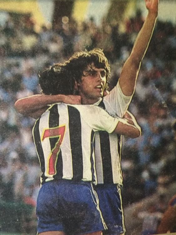 En su etapa como futbolista, en Talleres de Córdoba