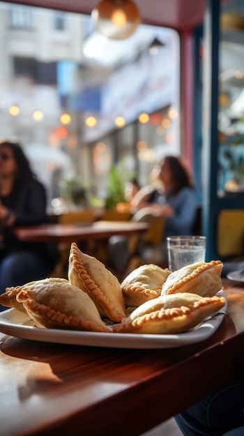 Imagen ilustrativa de una variedad de empanadas argentinas, un símbolo de la tradición culinaria, que se disfrutan en restaurantes de la ciudad. Una muestra de la oferta gastronómica gourmet. (Imagen ilustrativa Infobae)