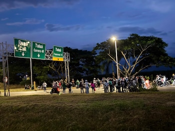 Comunidades afrodescendientes del Valle del Cauca lideraron la protesta en la carretera entre Tuluá y Andalucía - crédito @ConcesionPISA/X