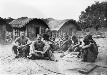 Un grupo de congoleses a