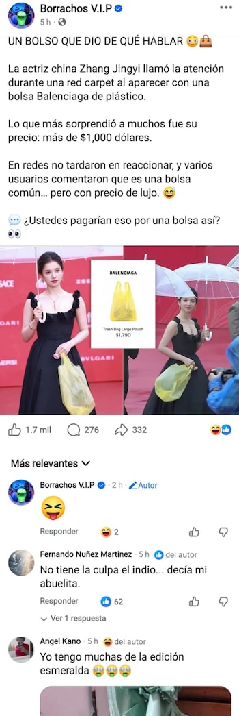 En realidad, la bolsa amarilla