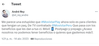 Movistar Play dejó de estar
