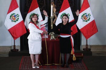 Rosa Gutierrez Palomino takes her