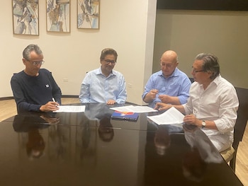 Así se anunció la mesa