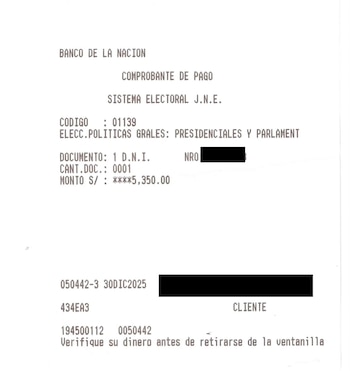 Aprista cumplió con pagar la