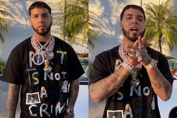Anuel AA y su reacción