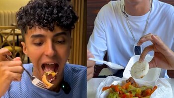 Danny degustó las preparaciones en