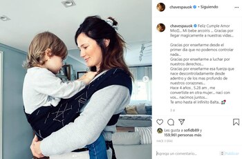 Paula le dedicó un emotivo