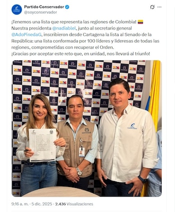 Nadia Blel y David Barguil