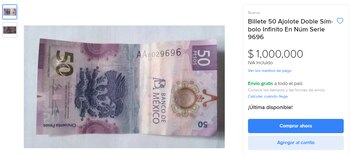 El ejemplar se vende en