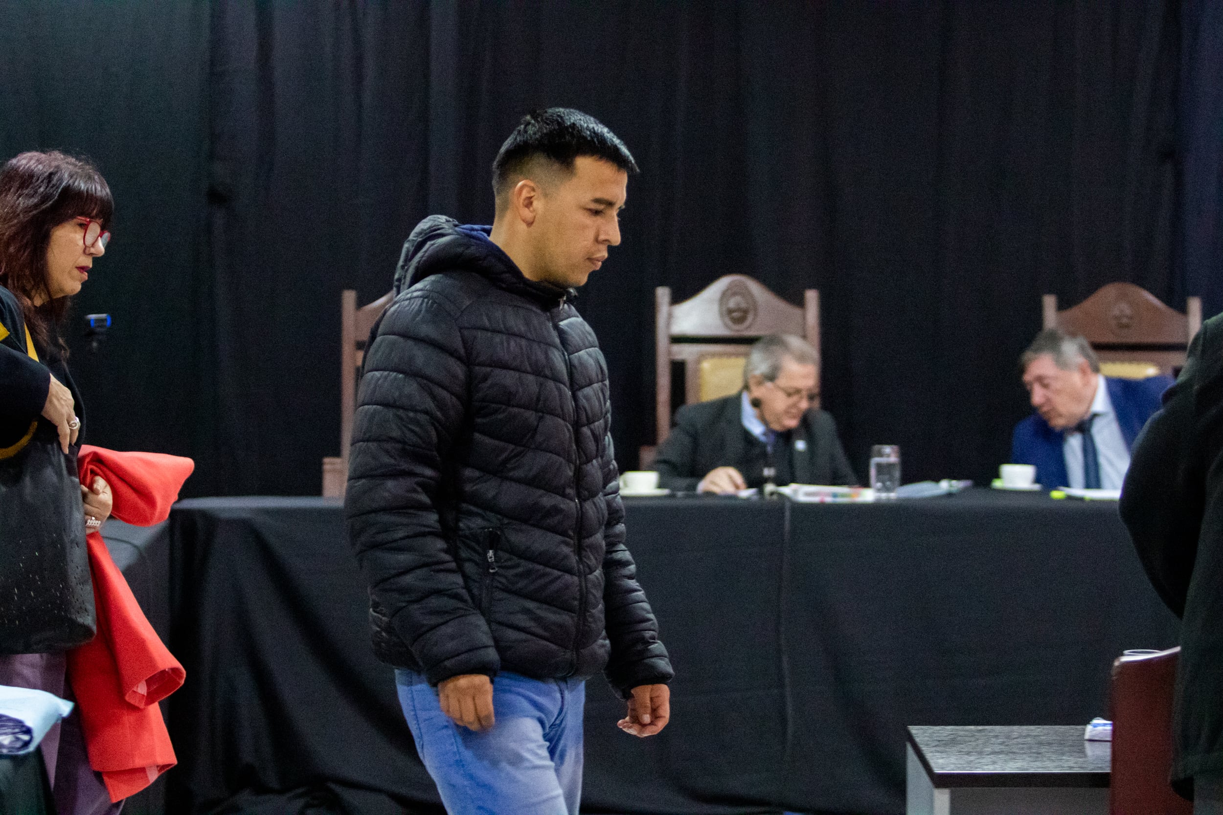 Cristian Peña, el primero d elos hermanos de Loan en declarar