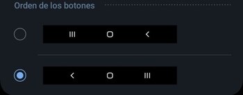 Android permite personalizar el orden