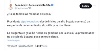 El concejal de Bogotá Papo