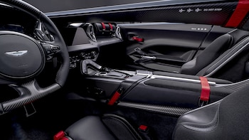 La tapicería de cuero está