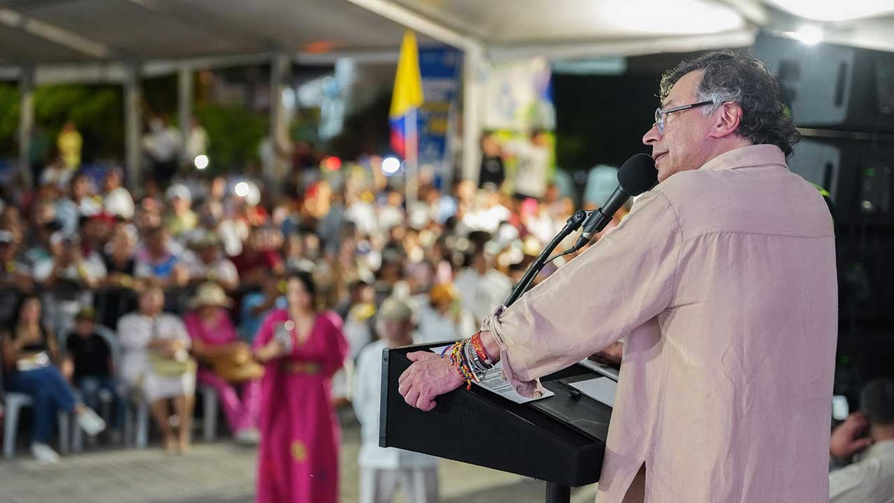 La política de Paz Total de la administración de Gustavo Petro habría facilitado la expansión de los grupos armados organizados - crédito Juan Diego Cano/Presidencia de la República