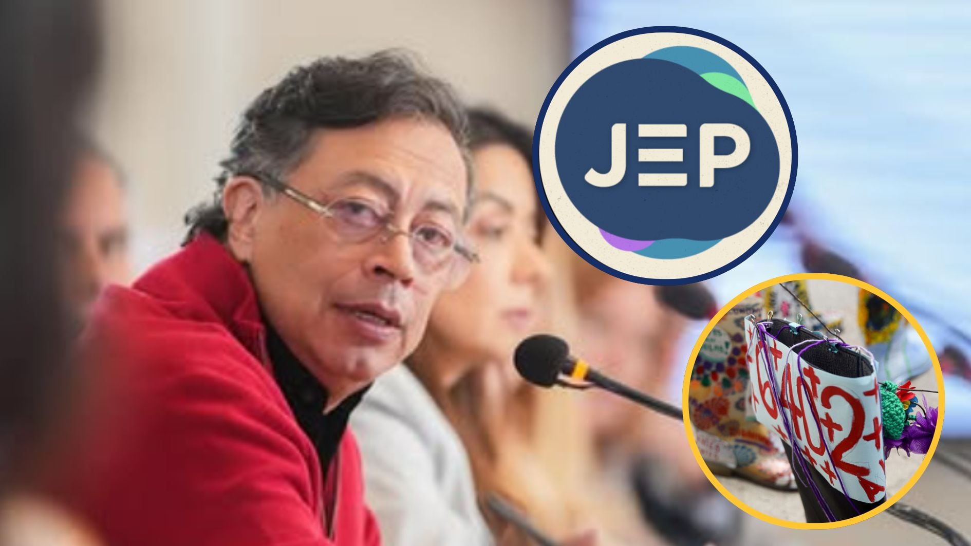 La nueva cifra se conoció en medio de una audiencia de la JEP llevada a cabo el lunes 27 de abril de 2026 - crédito Colprensa / Lina Gasca | @gustavopetrourrego/IG | @JEP_Colombia/X