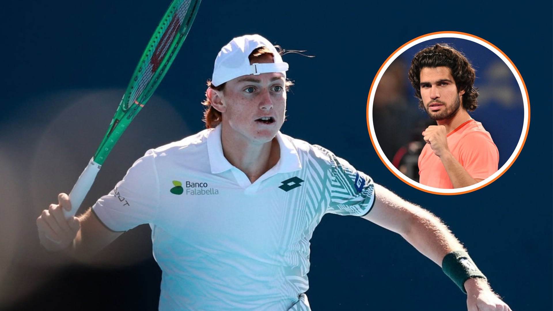 Ignacio Buse podría enfrentar por primera vez a Carlos Alcaraz en el Masters 1000 de Shanghái. Crédito: Agencias