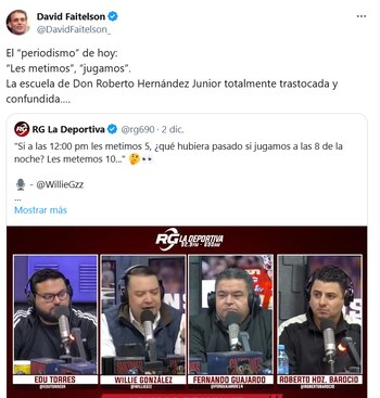 Polémica entre David Faitelson y