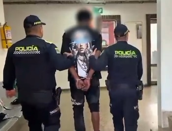 El detenido intentó huir de