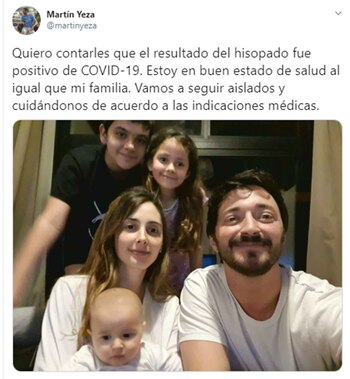 La publicación que hizo el