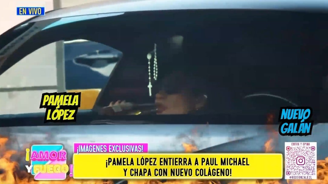 Pamela López y Franco Portales: captan discusión durante su cita y luego terminan a los besos. Captura: Amor y fuego.