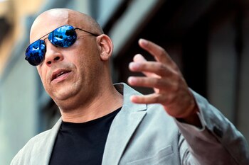 El actor estadounidense Vin Diesel.
