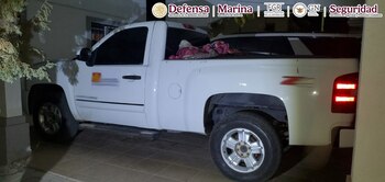 Uno de los vehículos asegurados