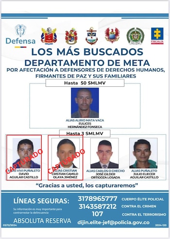 En respuesta a la pregunta sobre el alcance de este operativo, puede decirse que la captura de alias Vivi Puñaleto representa un golpe para la estructura criminal Jorge Suárez Briceño, pues se trata de un individuo considerado de alto valor por su historial delictivo y su presunta responsabilidad en ataques recientes contra la Fuerza Pública y la población civil - crédito Ejército Nacional