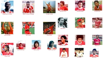 El registro oficial de América de Cali sobre los ídolos del club en su sitio web - crédito americadecali.com/pages/idolos