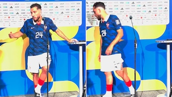 La insólita reacción de una figura de Francia ante una pregunta que lo incomodó tras la derrota ante España en el Mundial