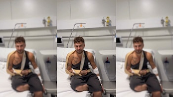 Dani Fernández, operado de urgencia tras caerse en un concierto en Valencia: “Tengo rotura de ligamentos en el hombro”