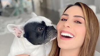 Imagínense que Praga está enferma. Ustedes ya saben que ella tiene 10 años, ya está viejita, y podría vivir mucho más —Dios quiera que así sea—, pero está enfermita - crédito @caritosotooficial/Instagram