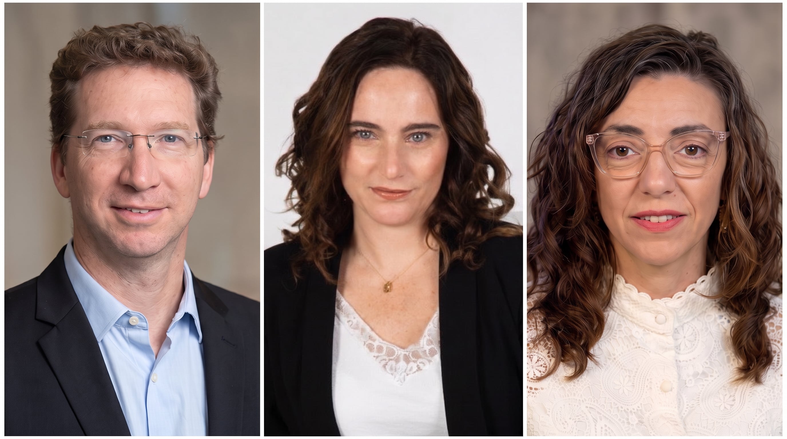 Alejandro Catterberg, Ana Iparraguirre y Lara Goyburu