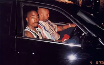 La última imagen de Tupac Shakur antes de morir el 13 de septiembre de 1996.
